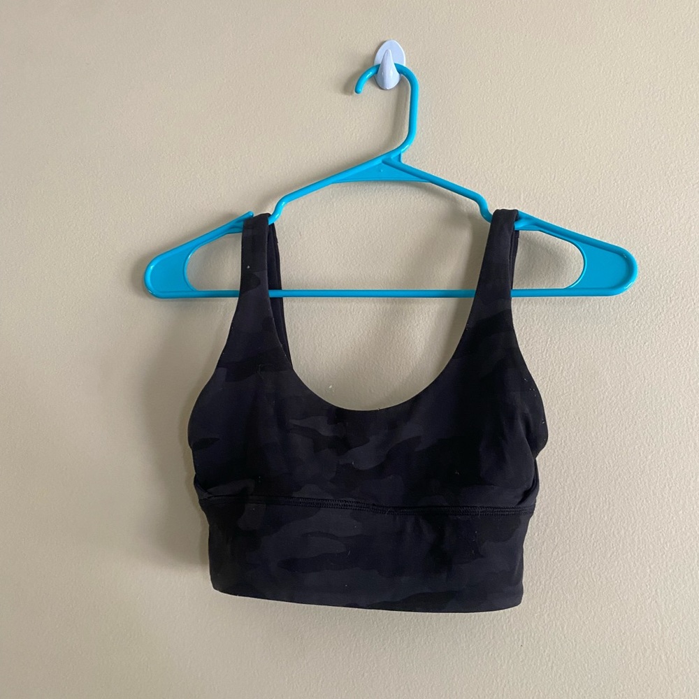 lululemon reversible align bra camo/black size 2